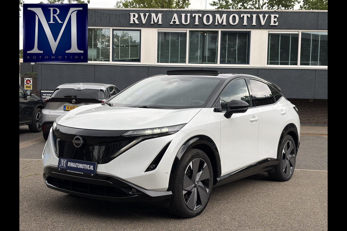 Nissan ARIYA e-4ORCE Evolve 91 kWh | TOPSTAAT | NISSAN DEALER ONDERHOUDEN | PANODAK |  STOELVERWARMING+ VENTILATIE| BOSE AUDIO| HEAD-UP DISPLAY| AFNEEMBARE TREKHAAK| ELEKTRISCHE ACHTERKLEP| SUPER COMPLEET!|