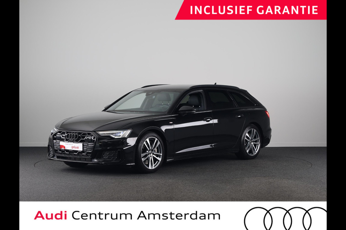 Audi A6 Avant 50 TFSI e quattro S edition Competition 299 pk S-tronic | Verlengde garantie | Navigatie | Parkeersensoren (Park assist) | Rondomzicht camera | Head-up display | Stoelverwarming v/a | S-Line |