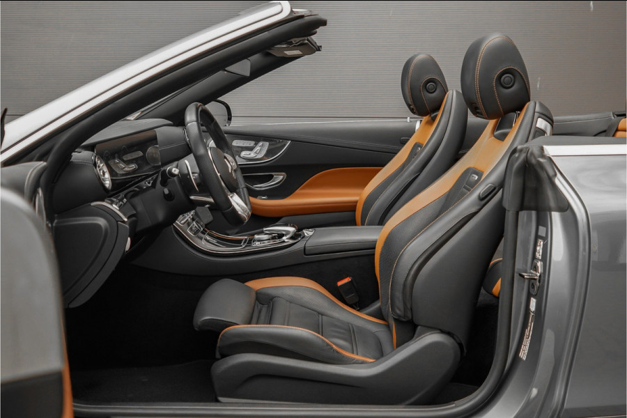 Mercedes-Benz E-Klasse Cabrio AMG 53 4M Premium Plus Luchtvering Aircap Nappa Leder Burmester Stoelventilatie HUD