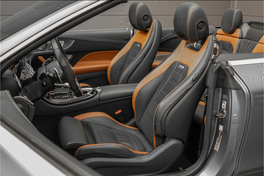 Mercedes-Benz E-Klasse Cabrio AMG 53 4M Premium Plus Luchtvering Aircap Nappa Leder Burmester Stoelventilatie HUD