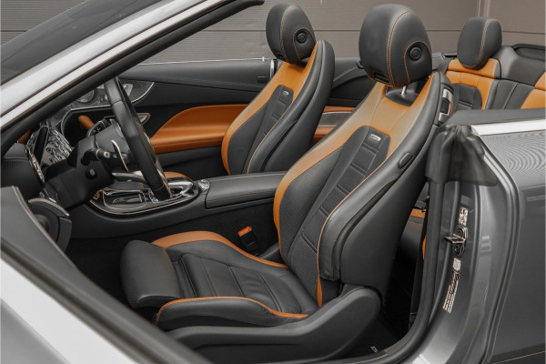 Mercedes-Benz E-Klasse Cabrio AMG 53 4M Premium Plus Luchtvering Aircap Nappa Leder Burmester Stoelventilatie HUD
