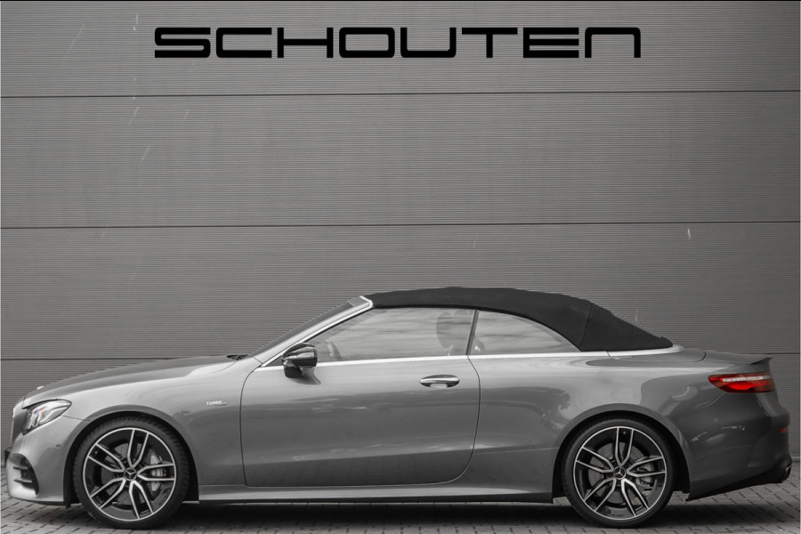 Mercedes-Benz E-Klasse Cabrio AMG 53 4M Premium Plus Luchtvering Aircap Nappa Leder Burmester Stoelventilatie HUD