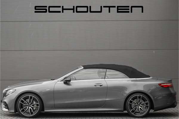 Mercedes-Benz E-Klasse Cabrio AMG 53 4M Premium Plus Luchtvering Aircap Nappa Leder Burmester Stoelventilatie HUD