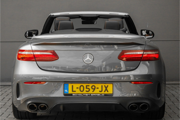 Mercedes-Benz E-Klasse Cabrio AMG 53 4M Premium Plus Luchtvering Aircap Nappa Leder Burmester Stoelventilatie HUD