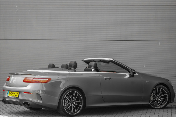 Mercedes-Benz E-Klasse Cabrio AMG 53 4M Premium Plus Luchtvering Aircap Nappa Leder Burmester Stoelventilatie HUD