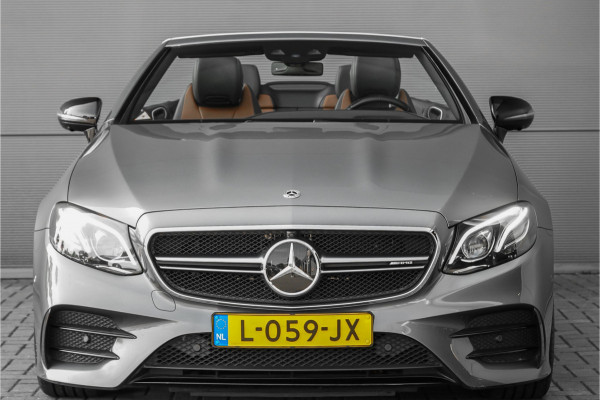 Mercedes-Benz E-Klasse Cabrio AMG 53 4M Premium Plus Luchtvering Aircap Nappa Leder Burmester Stoelventilatie HUD