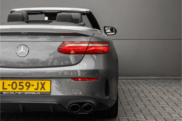 Mercedes-Benz E-Klasse Cabrio AMG 53 4M Premium Plus Luchtvering Aircap Nappa Leder Burmester Stoelventilatie HUD