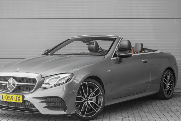 Mercedes-Benz E-Klasse Cabrio AMG 53 4M Premium Plus Luchtvering Aircap Nappa Leder Burmester Stoelventilatie HUD
