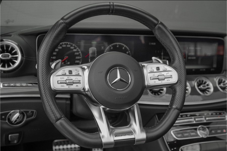 Mercedes-Benz E-Klasse Cabrio AMG 53 4M Premium Plus Luchtvering Aircap Nappa Leder Burmester Stoelventilatie HUD