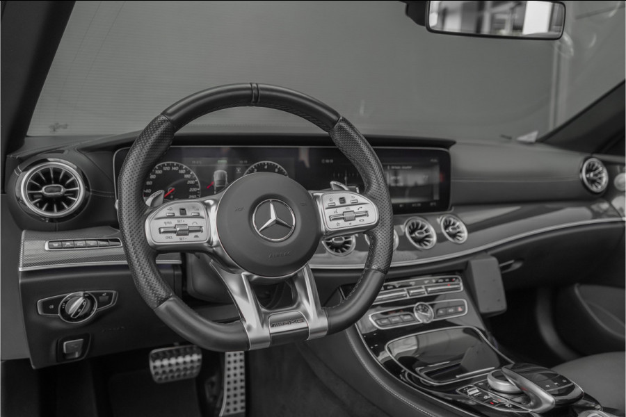Mercedes-Benz E-Klasse Cabrio AMG 53 4M Premium Plus Luchtvering Aircap Nappa Leder Burmester Stoelventilatie HUD