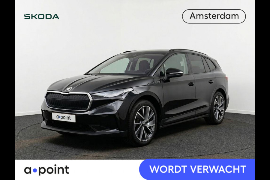 Škoda ENYAQ iV 60 Sportline 180pk | Navigatie | Wegklapbare trekhaak | 20 inch Lichtmetalen velgen | Apple Carplay/- Android auto | Verwarmbare voorstoelen | Adaptieve cruise controle