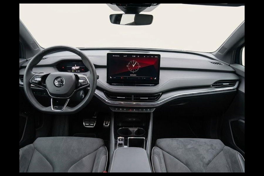 Škoda ENYAQ iV 60 Sportline 180pk | Navigatie | Wegklapbare trekhaak | 20 inch Lichtmetalen velgen | Apple Carplay/- Android auto | Verwarmbare voorstoelen | Adaptieve cruise controle