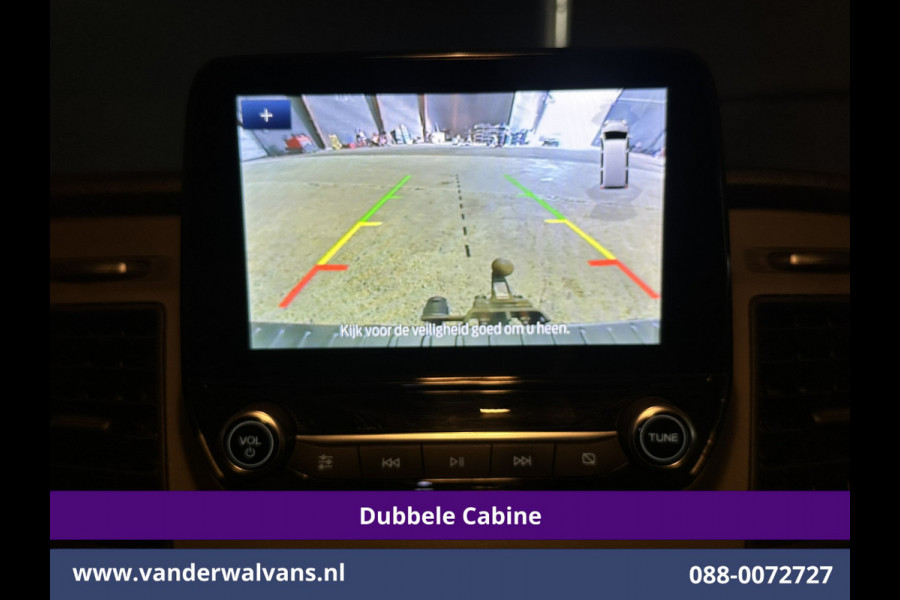 Ford Transit Custom 2.0 TDCI 131pk L2H1 Dubbele Cabine Euro6 Airco | 6-Zits | Camera | Navigatie | Apple Carplay | LED | Cruisecontrol Android Auto, Parkeersensoren, 2800kg Trekhaak, Dakdragers