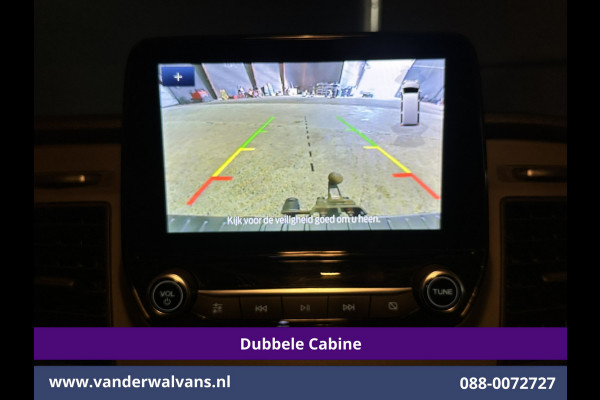 Ford Transit Custom 2.0 TDCI 131pk L2H1 Dubbele Cabine Euro6 Airco | 6-Zits | Camera | Navigatie | Apple Carplay | LED | Cruisecontrol Android Auto, Parkeersensoren, 2800kg Trekhaak, Dakdragers