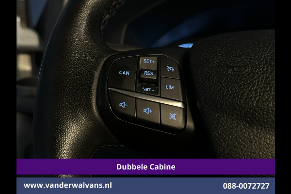 Ford Transit Custom 2.0 TDCI 131pk L2H1 Dubbele Cabine Euro6 Airco | 6-Zits | Camera | Navigatie | Apple Carplay | LED | Cruisecontrol Android Auto, Parkeersensoren, 2800kg Trekhaak, Dakdragers