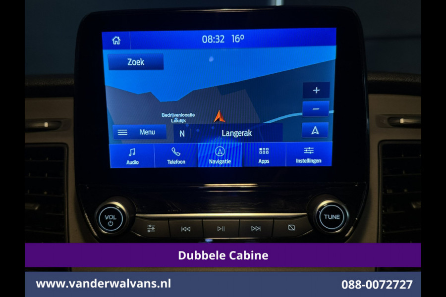 Ford Transit Custom 2.0 TDCI 131pk L2H1 Dubbele Cabine Euro6 Airco | 6-Zits | Camera | Navigatie | Apple Carplay | LED | Cruisecontrol Android Auto, Parkeersensoren, 2800kg Trekhaak, Dakdragers