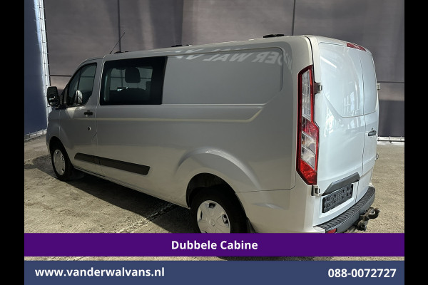 Ford Transit Custom 2.0 TDCI 131pk L2H1 Dubbele Cabine Euro6 Airco | 6-Zits | Camera | Navigatie | Apple Carplay | LED | Cruisecontrol Android Auto, Parkeersensoren, 2800kg Trekhaak, Dakdragers