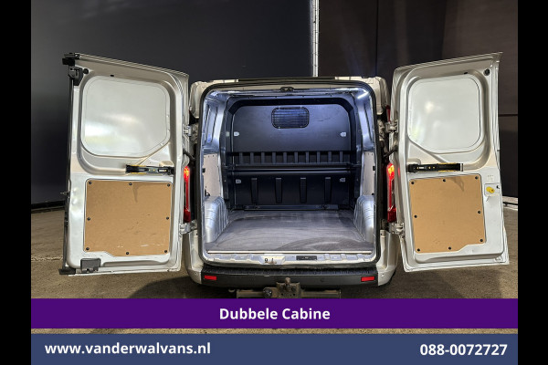 Ford Transit Custom 2.0 TDCI 131pk L2H1 Dubbele Cabine Euro6 Airco | 6-Zits | Camera | Navigatie | Apple Carplay | LED | Cruisecontrol Android Auto, Parkeersensoren, 2800kg Trekhaak, Dakdragers