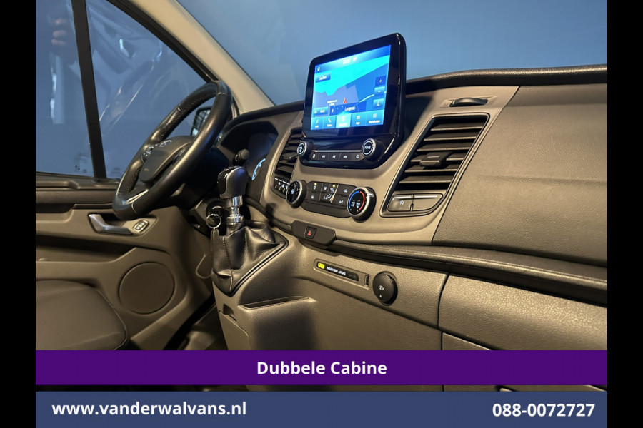 Ford Transit Custom 2.0 TDCI 131pk L2H1 Dubbele Cabine Euro6 Airco | 6-Zits | Camera | Navigatie | Apple Carplay | LED | Cruisecontrol Android Auto, Parkeersensoren, 2800kg Trekhaak, Dakdragers
