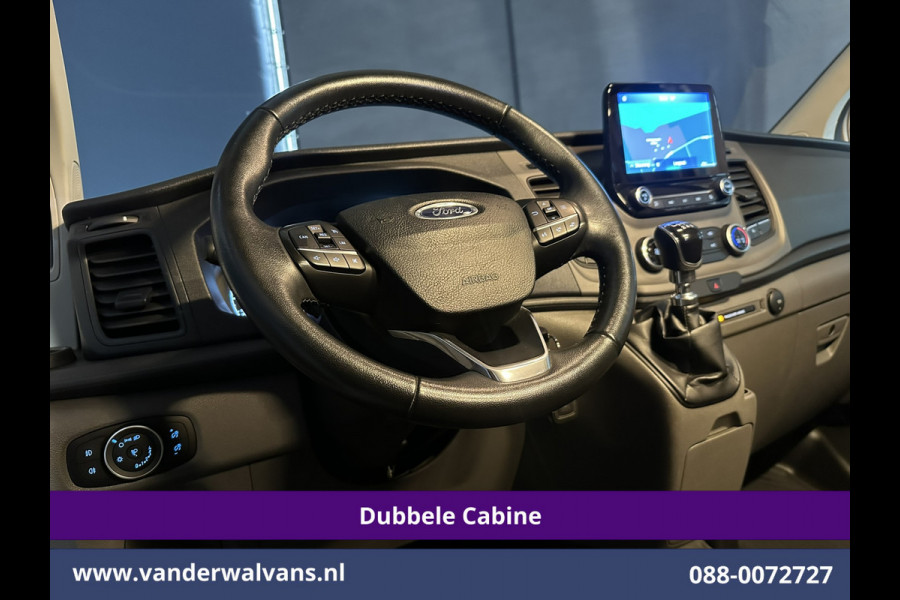 Ford Transit Custom 2.0 TDCI 131pk L2H1 Dubbele Cabine Euro6 Airco | 6-Zits | Camera | Navigatie | Apple Carplay | LED | Cruisecontrol Android Auto, Parkeersensoren, 2800kg Trekhaak, Dakdragers