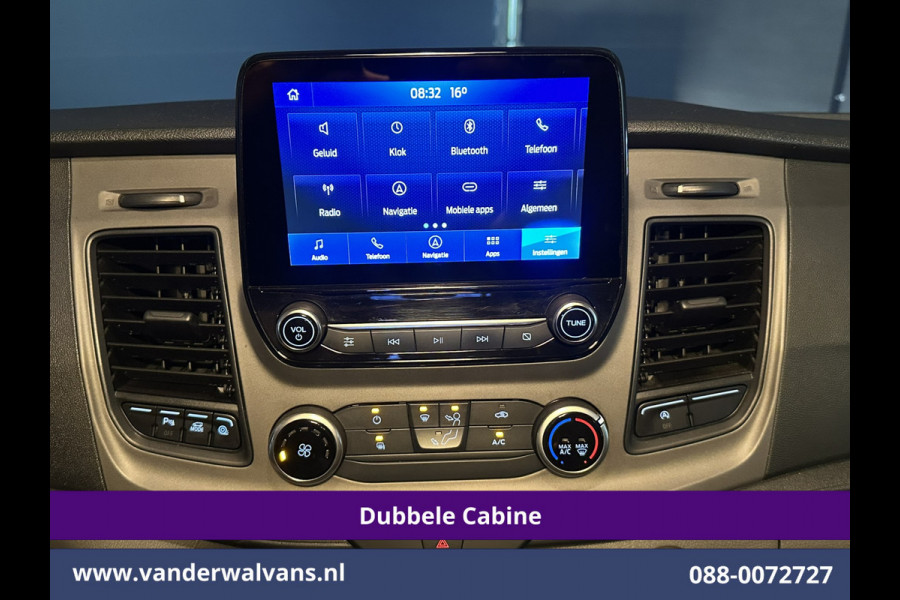 Ford Transit Custom 2.0 TDCI 131pk L2H1 Dubbele Cabine Euro6 Airco | 6-Zits | Camera | Navigatie | Apple Carplay | LED | Cruisecontrol Android Auto, Parkeersensoren, 2800kg Trekhaak, Dakdragers