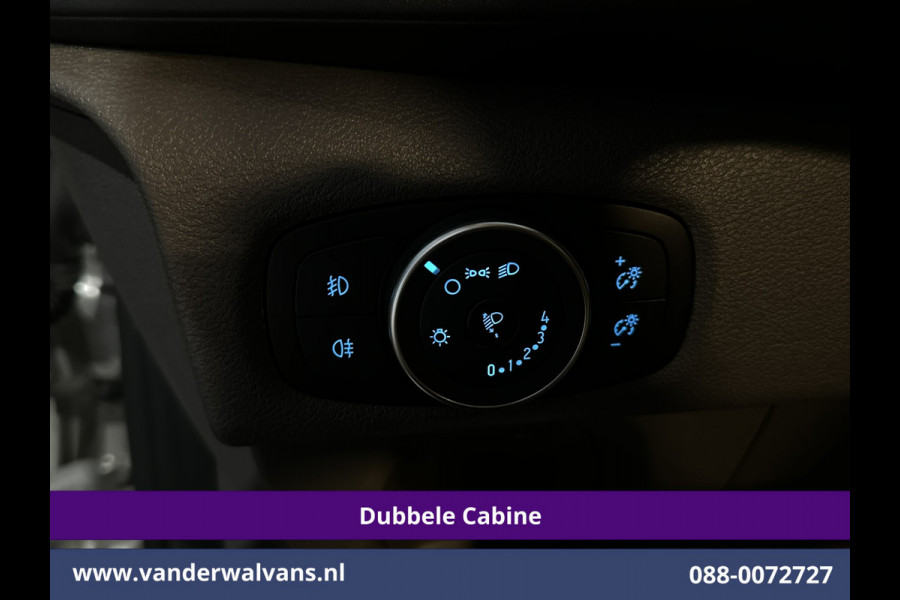 Ford Transit Custom 2.0 TDCI 131pk L2H1 Dubbele Cabine Euro6 Airco | 6-Zits | Camera | Navigatie | Apple Carplay | LED | Cruisecontrol Android Auto, Parkeersensoren, 2800kg Trekhaak, Dakdragers