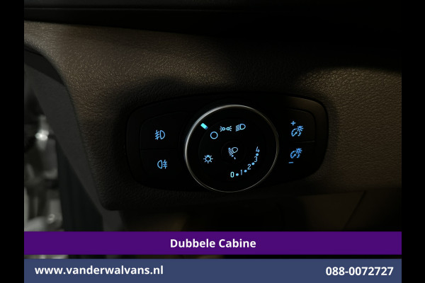Ford Transit Custom 2.0 TDCI 131pk L2H1 Dubbele Cabine Euro6 Airco | 6-Zits | Camera | Navigatie | Apple Carplay | LED | Cruisecontrol Android Auto, Parkeersensoren, 2800kg Trekhaak, Dakdragers