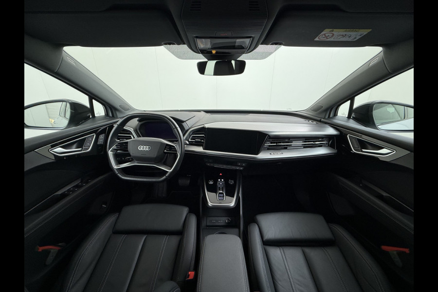 Audi Q4 e-tron 50 Quattro 300pk 82kWh SOH 95% Launch Ed. Advanced Plus Warmtepomp Leder SONOS®-Hifi Navi Camera Adap.Cruise Elek.Stoelen+Memory Head-Up Pdc DAB Matrix LED Lmv € 76.000 nieuw! 1e Eigenaar Origineel Nederlandse Auto Dealeronderhouden