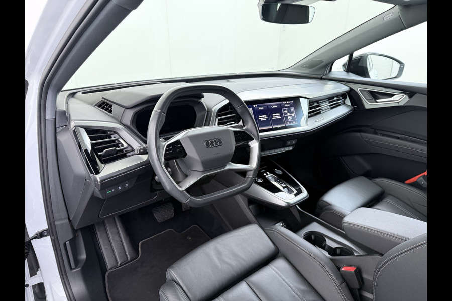 Audi Q4 e-tron 50 Quattro 300pk 82kWh SOH 95% Launch Ed. Advanced Plus Warmtepomp Leder SONOS®-Hifi Navi Camera Adap.Cruise Elek.Stoelen+Memory Head-Up Pdc DAB Matrix LED Lmv € 76.000 nieuw! 1e Eigenaar Origineel Nederlandse Auto Dealeronderhouden