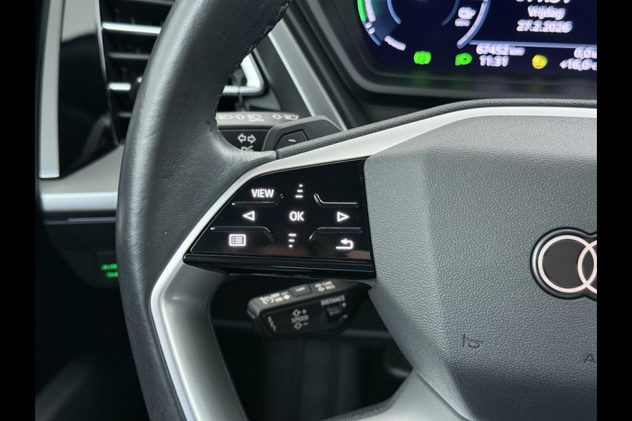 Audi Q4 e-tron 50 Quattro 300pk 82kWh SOH 95% Launch Ed. Advanced Plus Warmtepomp Leder SONOS®-Hifi Navi Camera Adap.Cruise Elek.Stoelen+Memory Head-Up Pdc DAB Matrix LED Lmv € 76.000 nieuw! 1e Eigenaar Origineel Nederlandse Auto Dealeronderhouden
