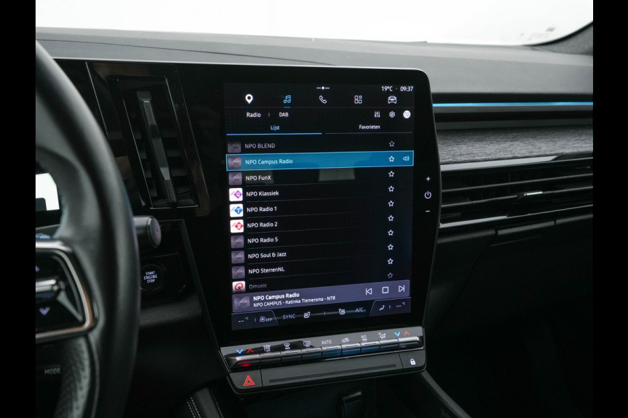 Renault Austral 1.2 E-Tech full hybrid 200 techno (INCL-BTW) *LEATHER-FABRIC | FULL-LED | HEATED-COMFORTSEATS | DIGI-COCKPIT | BLINDSPOT | CAMERA | NAVI-FULLMAP | KEYLESS | PRIVACY-GLASS | SHIFTPADDLES | CARPLAY | TOWBAR | 19''ALU *