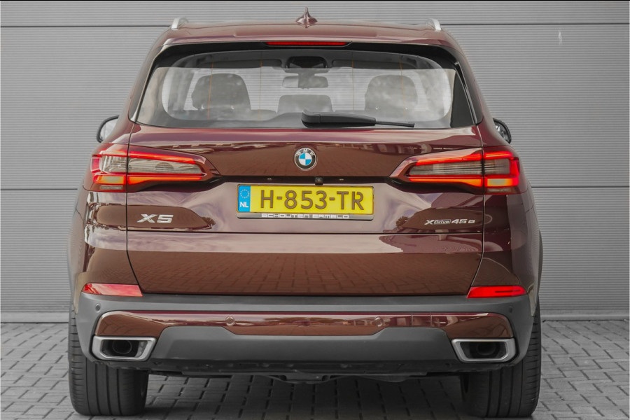 BMW X5 xDrive45e High Executive Luchtv Driving Ass Pro ACC Comfortstoelen Massage HiFi Soft Close 21"
