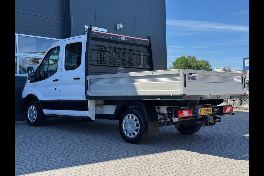 Ford Transit 310 2.0 TDCI 130pk L2H1 DC Trend | Open Laadbak | Trekhaak 2550KG | Airco | Kunstleder | Bluetooth | 7-persoons