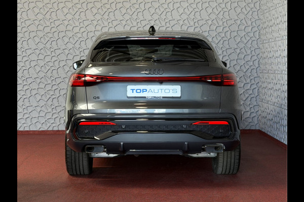 Audi Q5 Sportback 2.0 TFSI E-HYBRID 367PK QUATTRO LEER PANO S EDITION COMPETITION 21''LMV MATRIX.LED PASS .DISPLAY ELEK.STOEL 100 km elektrisch rijden