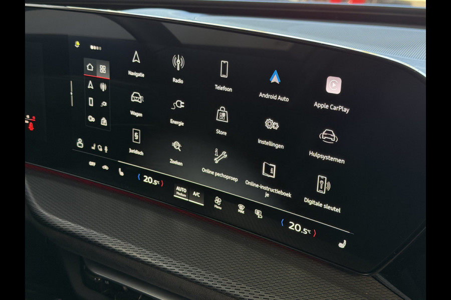 Audi Q5 Sportback 2.0 TFSI E-HYBRID 367PK QUATTRO LEER PANO S EDITION COMPETITION 21''LMV MATRIX.LED PASS .DISPLAY ELEK.STOEL 100 km elektrisch rijden