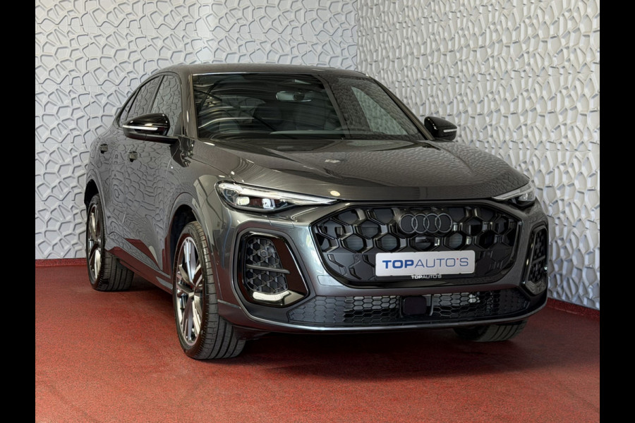 Audi Q5 Sportback 2.0 TFSI E-HYBRID 367PK QUATTRO LEER PANO S EDITION COMPETITION 21''LMV MATRIX.LED PASS .DISPLAY ELEK.STOEL 100 km elektrisch rijden