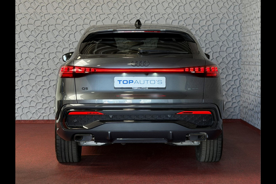 Audi Q5 Sportback 2.0 TFSI E-HYBRID 367PK QUATTRO LEER PANO S EDITION COMPETITION 21''LMV MATRIX.LED PASS .DISPLAY ELEK.STOEL 100 km elektrisch rijden