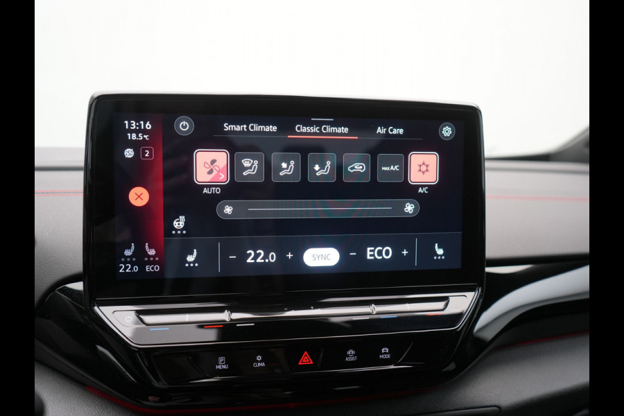 Volkswagen ID.4 GTX 4Motion 77 kWh 299pk Dealer O.H. | Panodak | Adaptive Cruise | Head Up | 360 Camera | Alcantara Sportstoelen Massage & Memory | IQ Light | Sfeerverlichting | Keyless | Blis | Stoelen & Stuur Verwarmd | Apple Carplay |