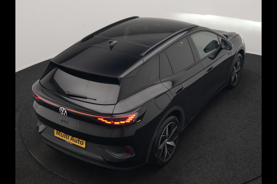 Volkswagen ID.4 GTX 4Motion 77 kWh 299pk Dealer O.H. | Panodak | Adaptive Cruise | Head Up | 360 Camera | Alcantara Sportstoelen Massage & Memory | IQ Light | Sfeerverlichting | Keyless | Blis | Stoelen & Stuur Verwarmd | Apple Carplay |