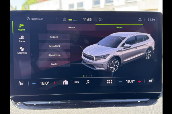 Škoda ENYAQ iV 80 Limited Edition Camera Carplay Navi Stoel en Stuurverwarming Climate Control achter