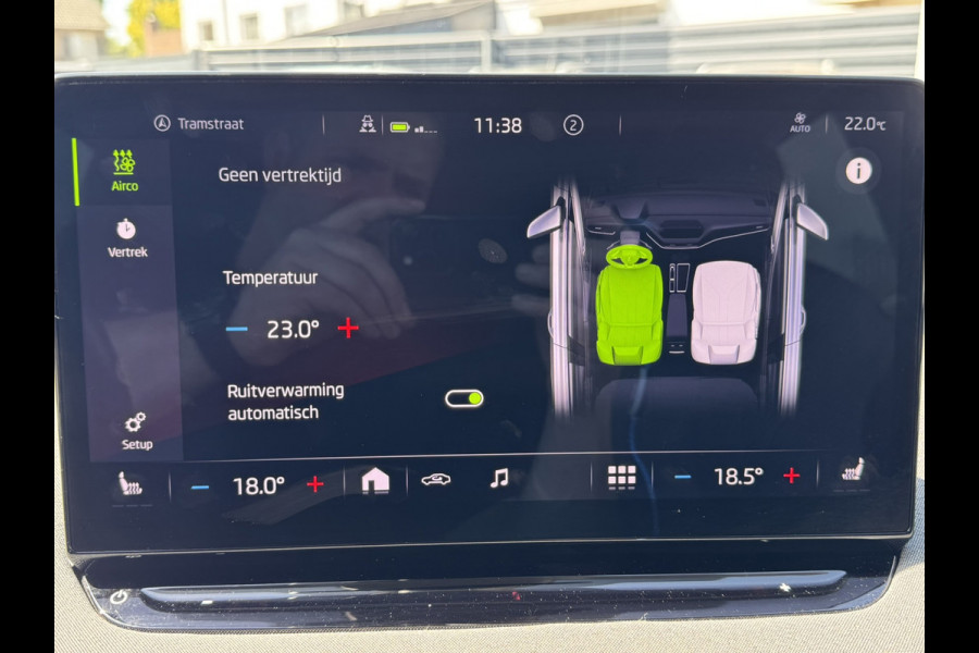 Škoda ENYAQ iV 80 Limited Edition Camera Carplay Navi Stoel en Stuurverwarming Climate Control achter