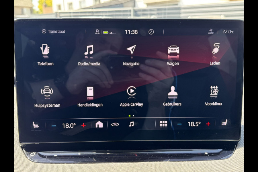 Škoda ENYAQ iV 80 Limited Edition Camera Carplay Navi Stoel en Stuurverwarming Climate Control achter