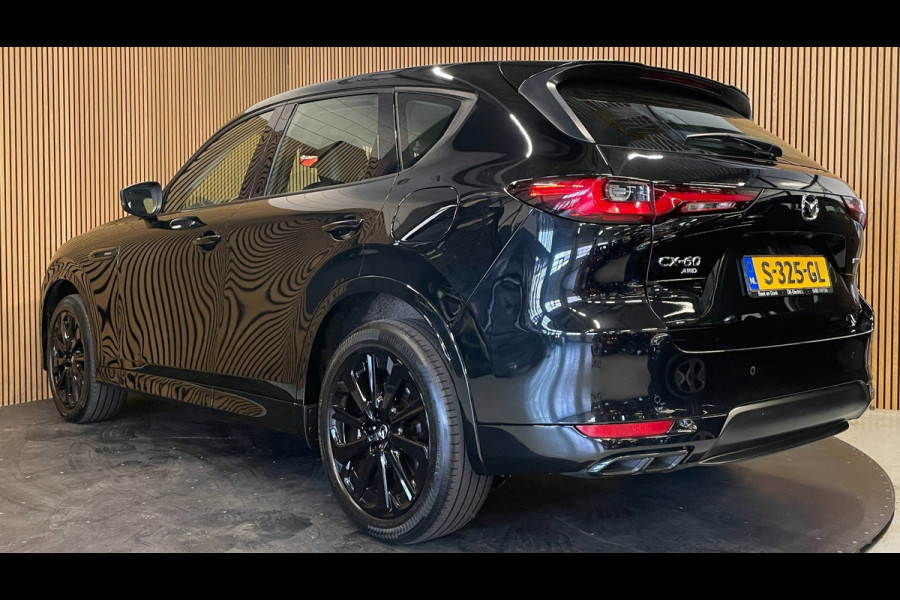 Mazda CX-60 2.5 e-SkyActiv PHEV Homura|BLACK EDITION|LEDER|STOEL+STUURVERW|CARPLAY|CAMERA|CLIMA+CRUISE|NAP|ORG.NL|1e EIG.|INCL.BTW