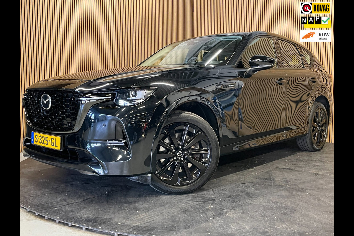 Mazda CX-60 2.5 e-SkyActiv PHEV Homura|BLACK EDITION|LEDER|STOEL+STUURVERW|CARPLAY|CAMERA|CLIMA+CRUISE|NAP|ORG.NL|1e EIG.|INCL.BTW