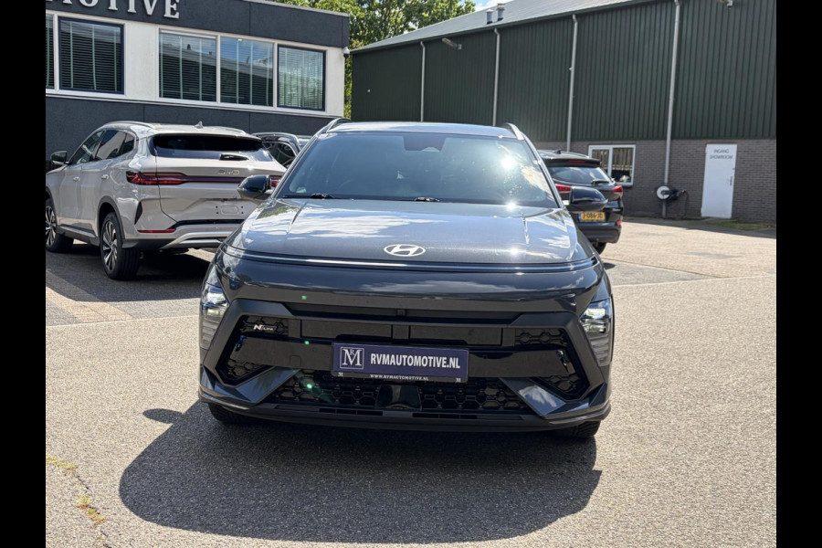 Hyundai Kona 1.6 GDI HEV N Line FULL OPTION|  STOELVERWARMING + VENTILATIE| STUURVERWARMING| ELEK. STOEL| ELEK. ACHTERKLEP| ADAPTIVE CRUISE CONTROL| 360 CAMERA | ALL SEASON BANDEN |