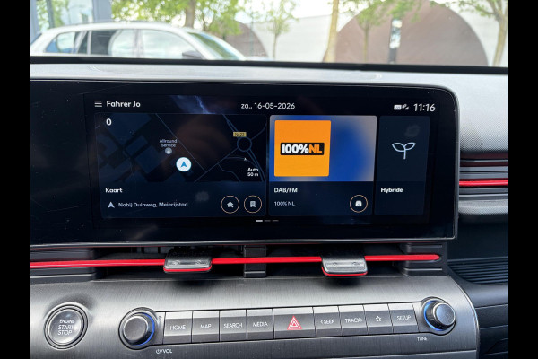Hyundai Kona 1.6 GDI HEV N Line FULL OPTION|  STOELVERWARMING + VENTILATIE| STUURVERWARMING| ELEK. STOEL| ELEK. ACHTERKLEP| ADAPTIVE CRUISE CONTROL| 360 CAMERA | ALL SEASON BANDEN |