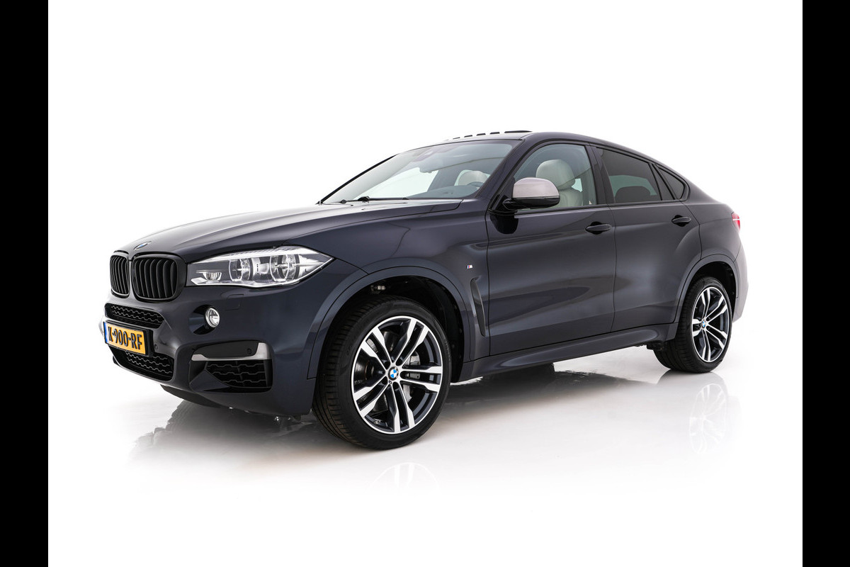 BMW X6 M50d (INCL-BTW) Aut. *PANO | HEAD-UP | LEATHER | FULL-LED | HARMAN/KARDON | DIGI-COCKPIT | CAMERA | MEMORY-PACK | HEATED-COMFORTSEATS | NAVI-FULLMAP | SHIFT-PADDLES | PRIVACYGLASS | 20"ALU*
