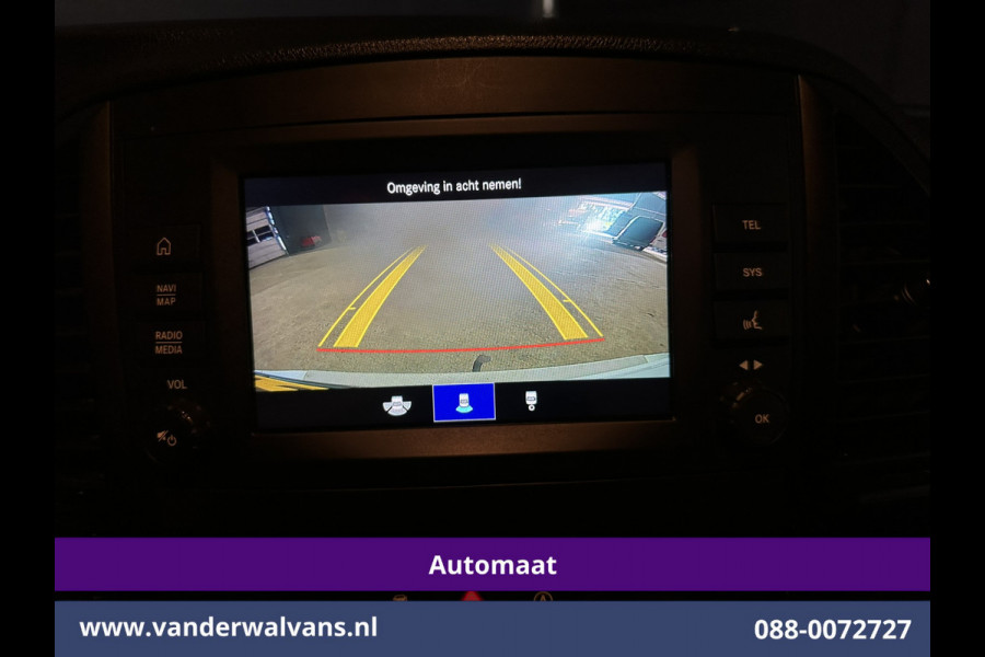 Mercedes-Benz Vito 114 CDI 136pk 9G-Tronic Automaat L2H1 Euro6 Airco | Camera | Navigatie | Imperiaal | 2500kg Trekhaak | Cruisecontrol Apple Carplay, Android Auto, Parkeersensoren, Sidebars
