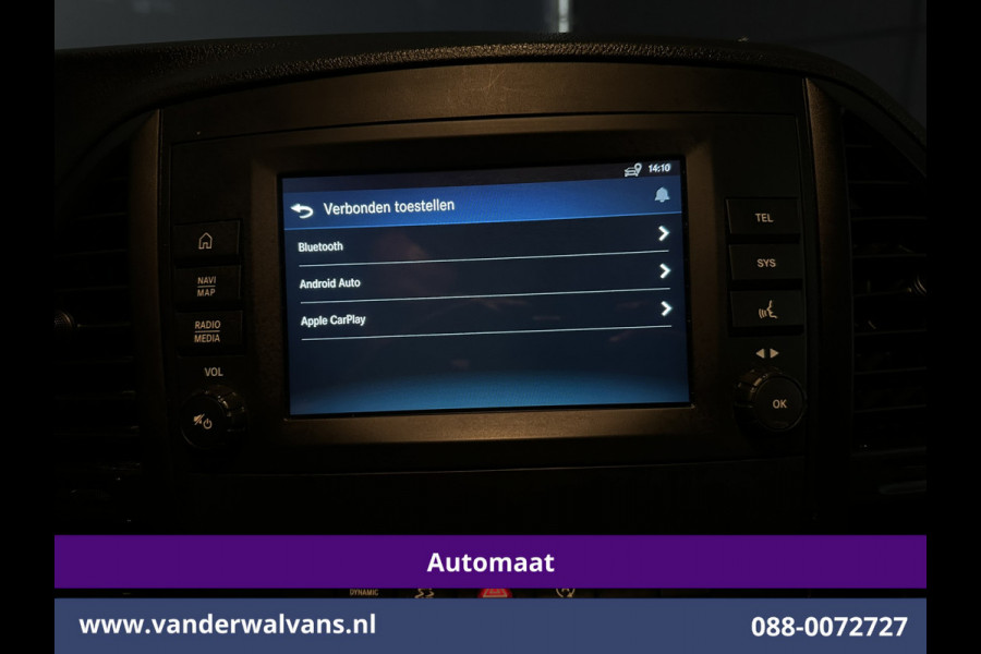 Mercedes-Benz Vito 114 CDI 136pk 9G-Tronic Automaat L2H1 Euro6 Airco | Camera | Navigatie | Imperiaal | 2500kg Trekhaak | Cruisecontrol Apple Carplay, Android Auto, Parkeersensoren, Sidebars