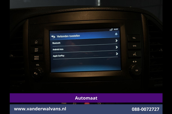 Mercedes-Benz Vito 114 CDI 136pk 9G-Tronic Automaat L2H1 Euro6 Airco | Camera | Navigatie | Imperiaal | 2500kg Trekhaak | Cruisecontrol Apple Carplay, Android Auto, Parkeersensoren, Sidebars